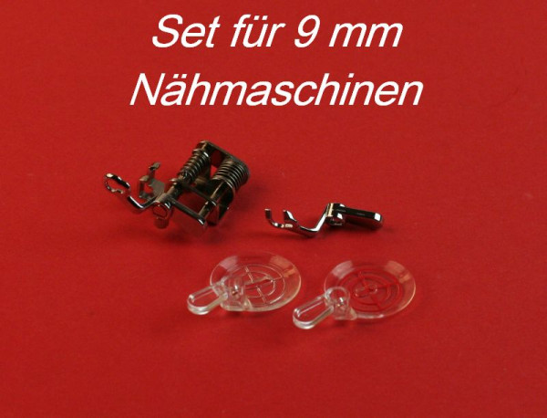 Quilting-Fuss Set für (9mm) 202-243-009 für Elna und Janome Nähmaschine 4-teilig